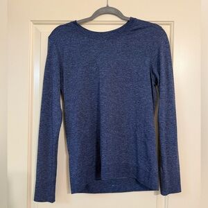 lululemon athletica Blue Long Sleeve Tee